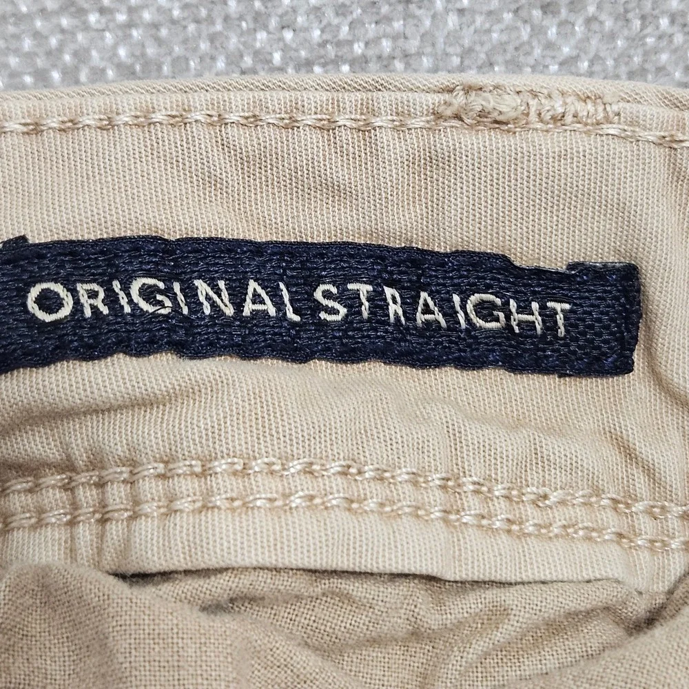 American Eagle Chino Pants 34x34 Khaki Original Straight Ne(x)t Level Flex